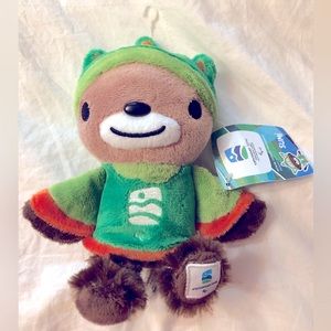 Vancouver 2010 Winter Paralympic Mascot Sumi, Official Mascot. Size 8”